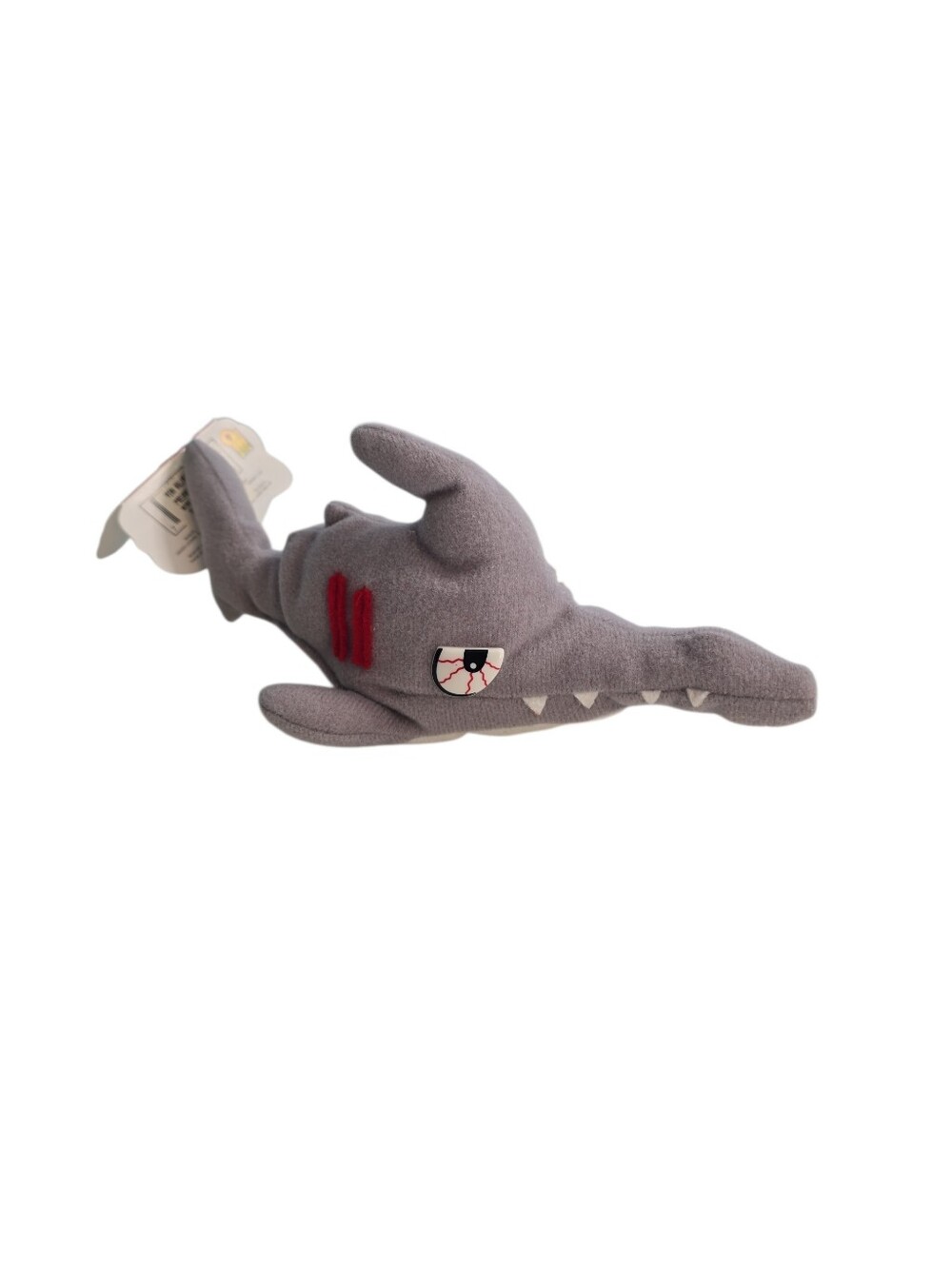 Vintage 1997 Meanies Series 1 Sledge The Hammered Head Shark Plush NWT